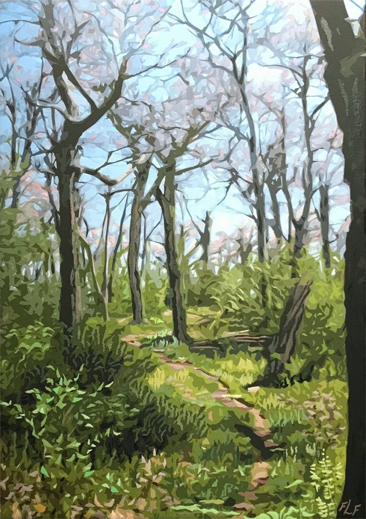 Frances Fawcett&nbsp;• <em>Ridgeline—Early Spring</em>&nbsp;• NFS