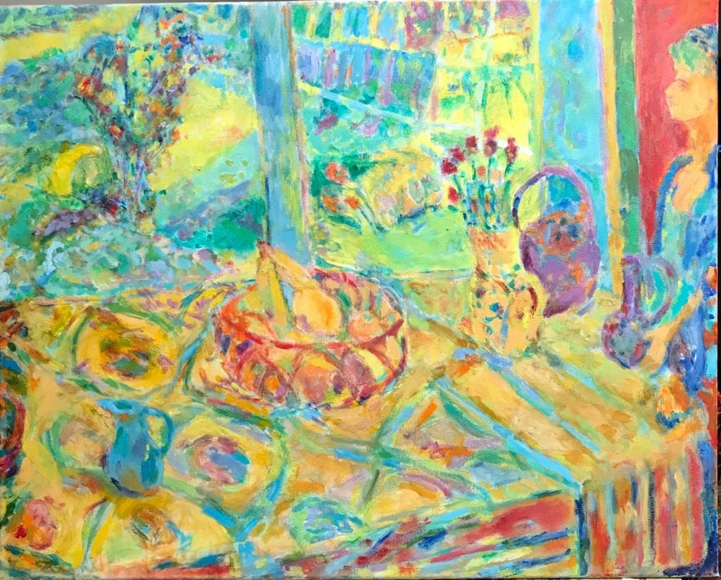 Vincent Joseph&nbsp;• <em>Porch View</em>&nbsp;• Acrylic &nbsp;• 20″×&nbsp;16″&nbsp;• $500.00