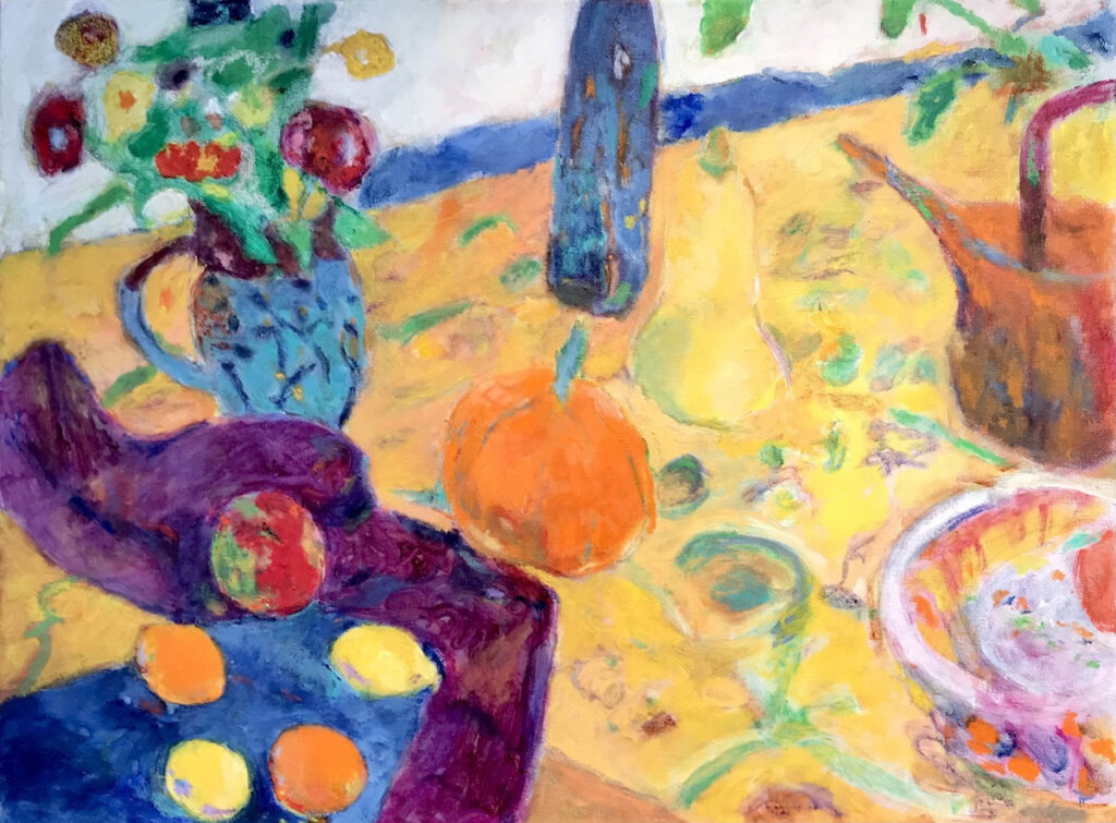 Vincent Joseph&nbsp;• <em>Pumpkin</em>&nbsp;• Acrylic&nbsp;• 24″×&nbsp;18″&nbsp;• $800.00<a class="purchase" href="https://state-of-the-art-gallery.square.site/product/vincent-joseph-pumpkin/1264" target="_blank">Buy</a>