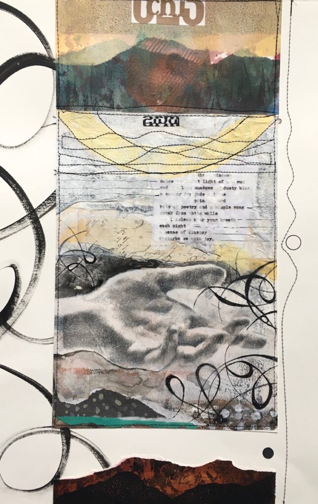 Carol Spence&nbsp;• <em>Vanitas Page 2</em>&nbsp;• Mixed media&nbsp;• 12″×&nbsp;18″&nbsp;• $250.00<a class="purchase" href="https://state-of-the-art-gallery.square.site/product/carol-spence-vanitas-page-2/1325" target="_blank">Buy</a>