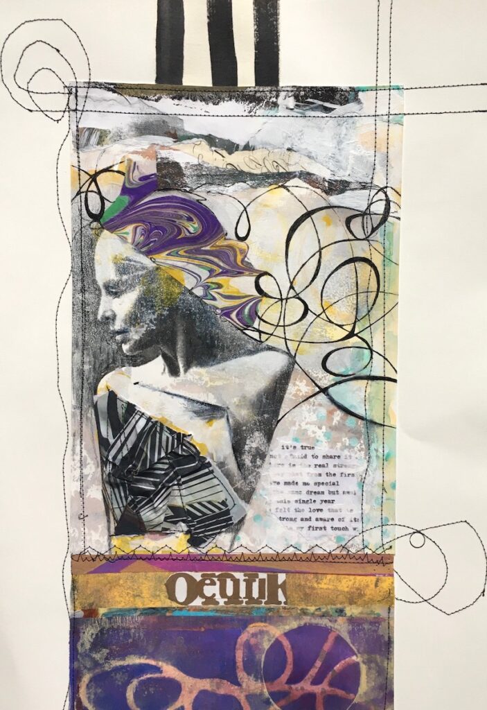Carol Spence&nbsp;• <em>Vanitas Page 3</em>&nbsp;• Mixed media&nbsp;• 12″×&nbsp;18″&nbsp;• $250.00<a class="purchase" href="https://state-of-the-art-gallery.square.site/product/carol-spence-vanitas-page-3/1298" target="_blank">Buy</a>