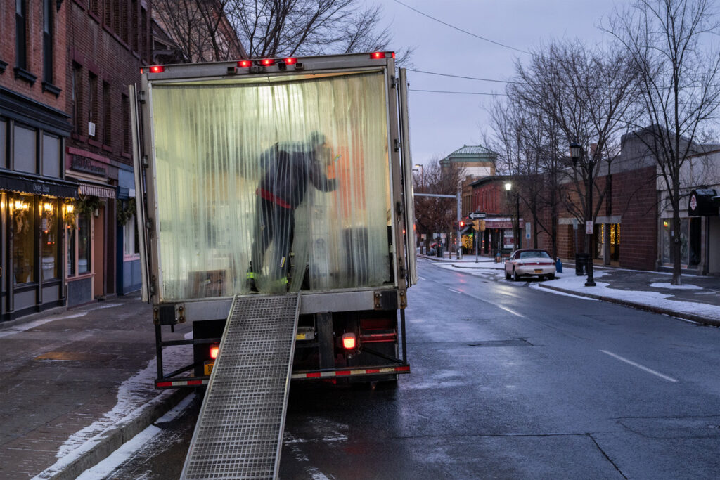 Harry Littell&nbsp;• <em>Aurora Street, Ithaca, 2020</em>&nbsp;• Archival digital print&nbsp;• 40″×&nbsp;29″&nbsp;• $1,250.00<a class="purchase" href="https://state-of-the-art-gallery.square.site/product/harry-littell-aurora-street-ithaca-2020/1382" target="_blank">Buy</a>