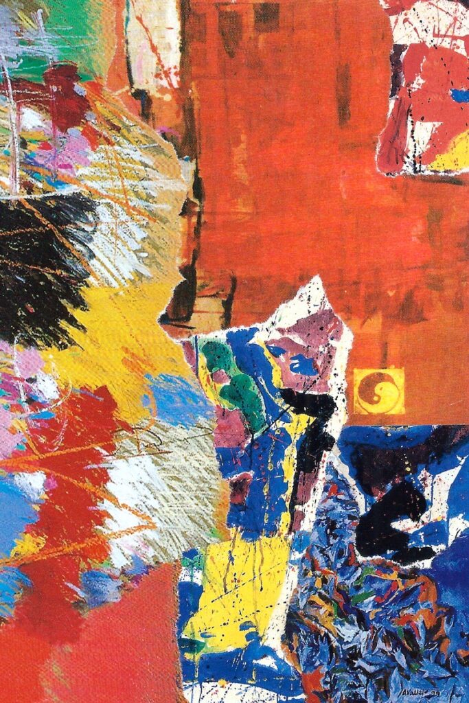 Patricia Brown&nbsp;• <em>Passage Collage 78</em>&nbsp;• Paper collage&nbsp;• 8″×&nbsp;10″&nbsp;• $95.00