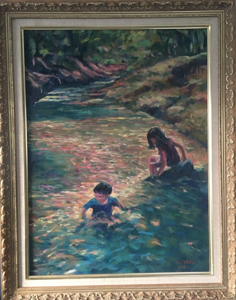 Hsiao-Pei Yang&nbsp;• <em>Summer Time</em>&nbsp;• Oil on canvas&nbsp;• 24″×&nbsp;18″&nbsp;• NFS