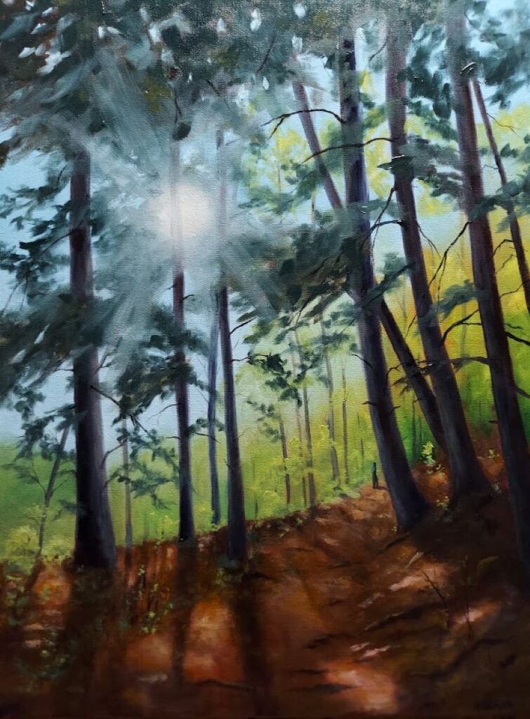 Annemiek Haralson &nbsp;• <em>We'll Walk Together Again</em>&nbsp;• Oil on canvas&nbsp;• 18″×&nbsp;24″&nbsp;• $525.00