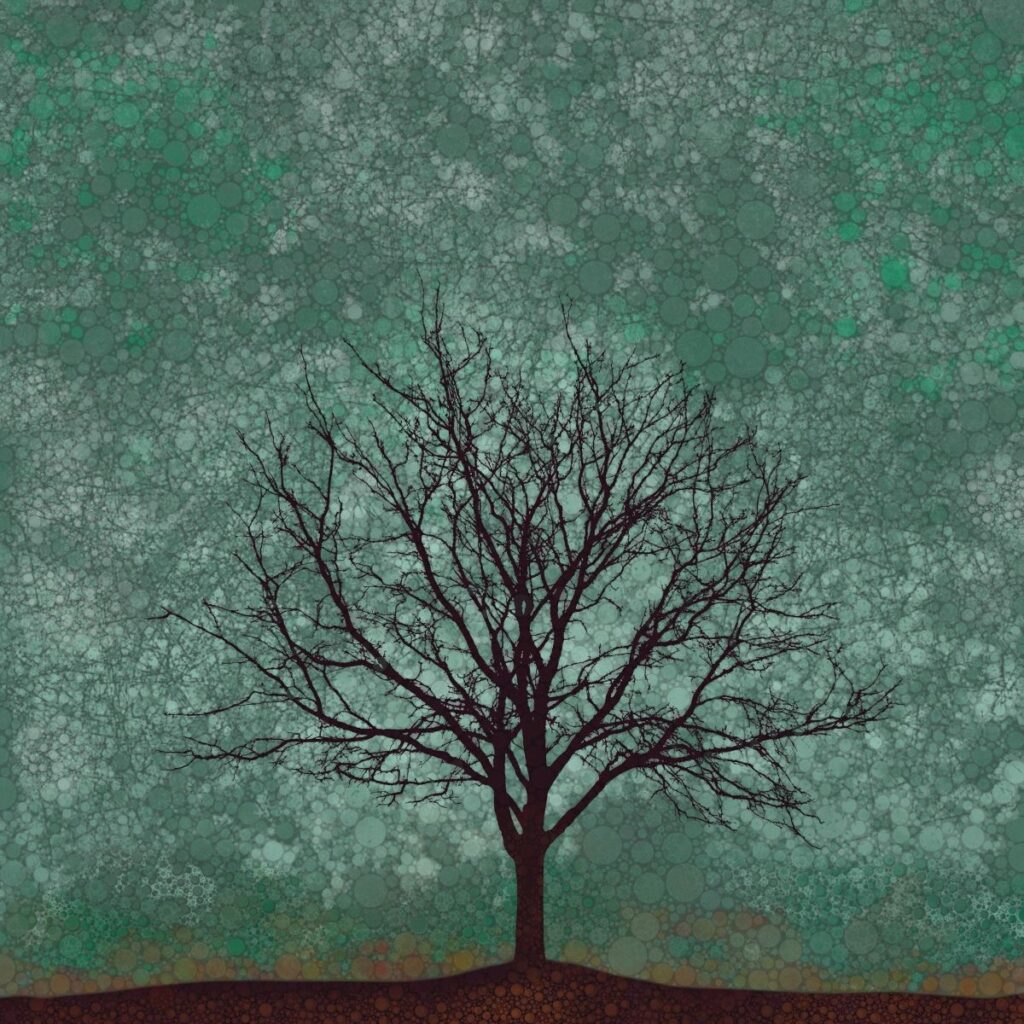 Daniel McPheeters&nbsp;• <em>Jasper</em>&nbsp;• Mixed media on panel&nbsp;• 16″×&nbsp;16″&nbsp;• $150.00
