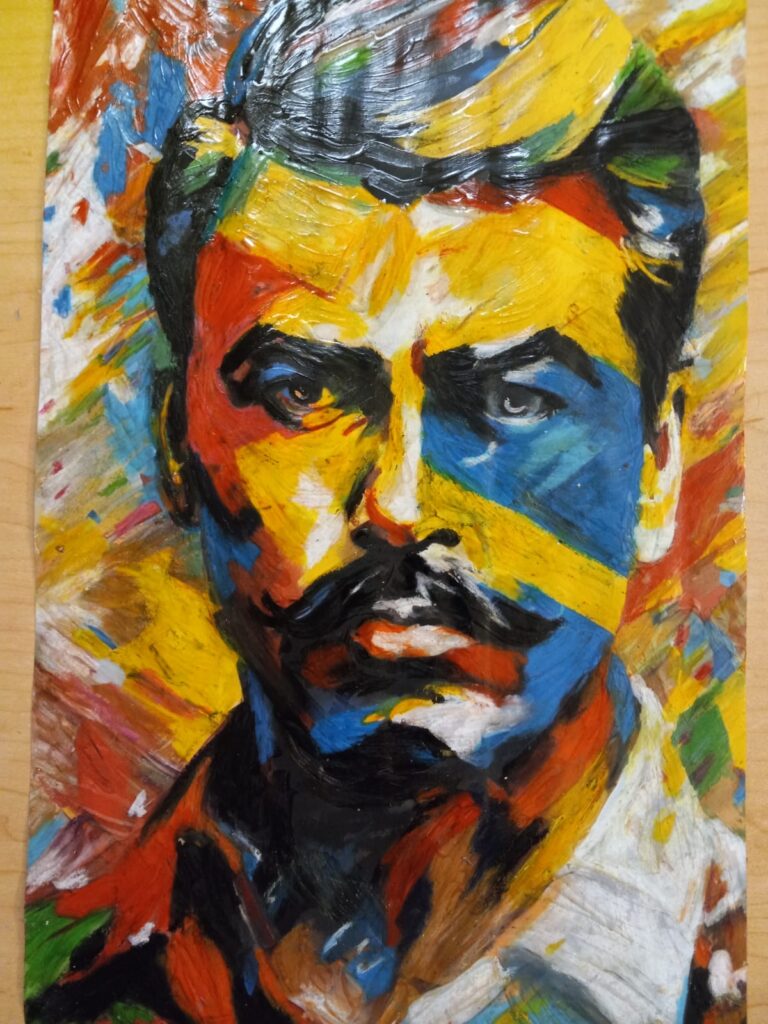 Joseph Maltz&nbsp;• <em>This is Colombia</em>&nbsp;• Canvas&nbsp;• 9″×&nbsp;12″&nbsp;• $1,550.00