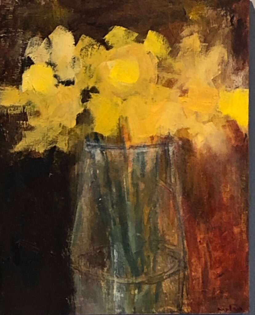 Ileen Kaplan&nbsp;• <em>Daffodil Bouquet</em>&nbsp;• Oil on panel&nbsp;• 8″×&nbsp;10″&nbsp;• $385.00
