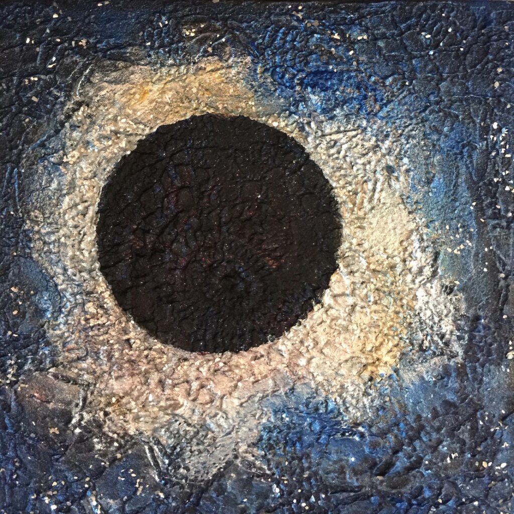 Patricia Brown&nbsp;• <em>Totality XV 2017</em>&nbsp;• Acrylic on canvas&nbsp;• 7½″×&nbsp;7½″&nbsp;• $175.00