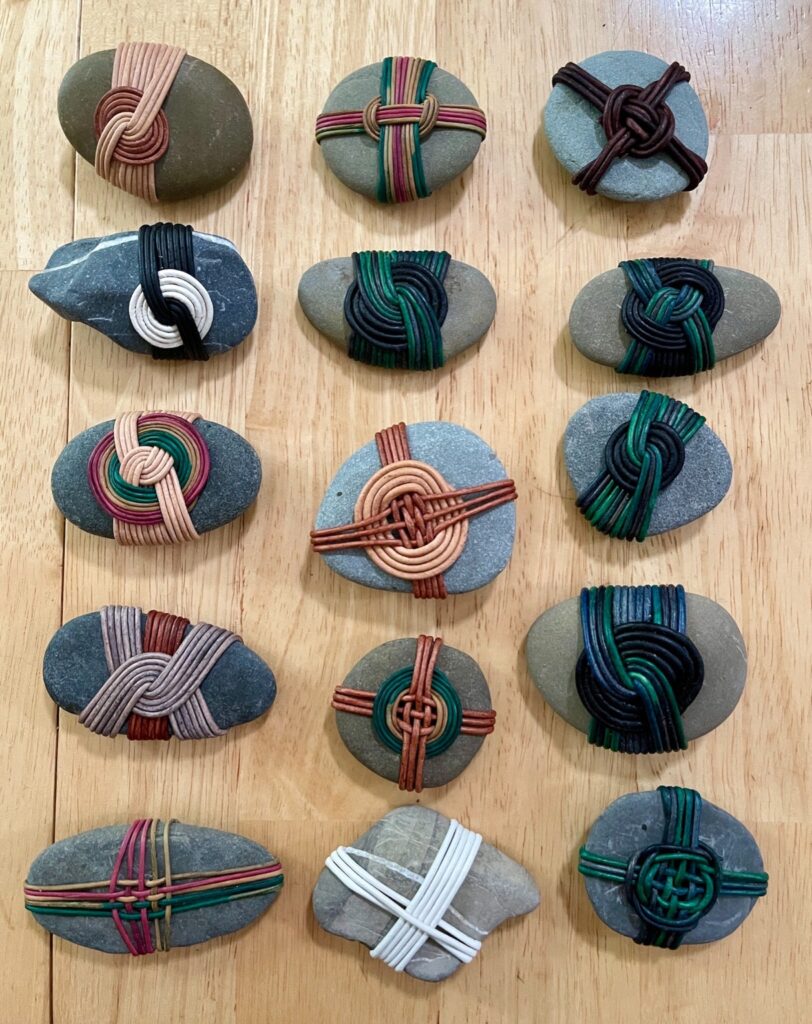 Patricia Brown&nbsp;• <em>Bound Together Group B</em>&nbsp;• Mixed media&nbsp;• $15 each