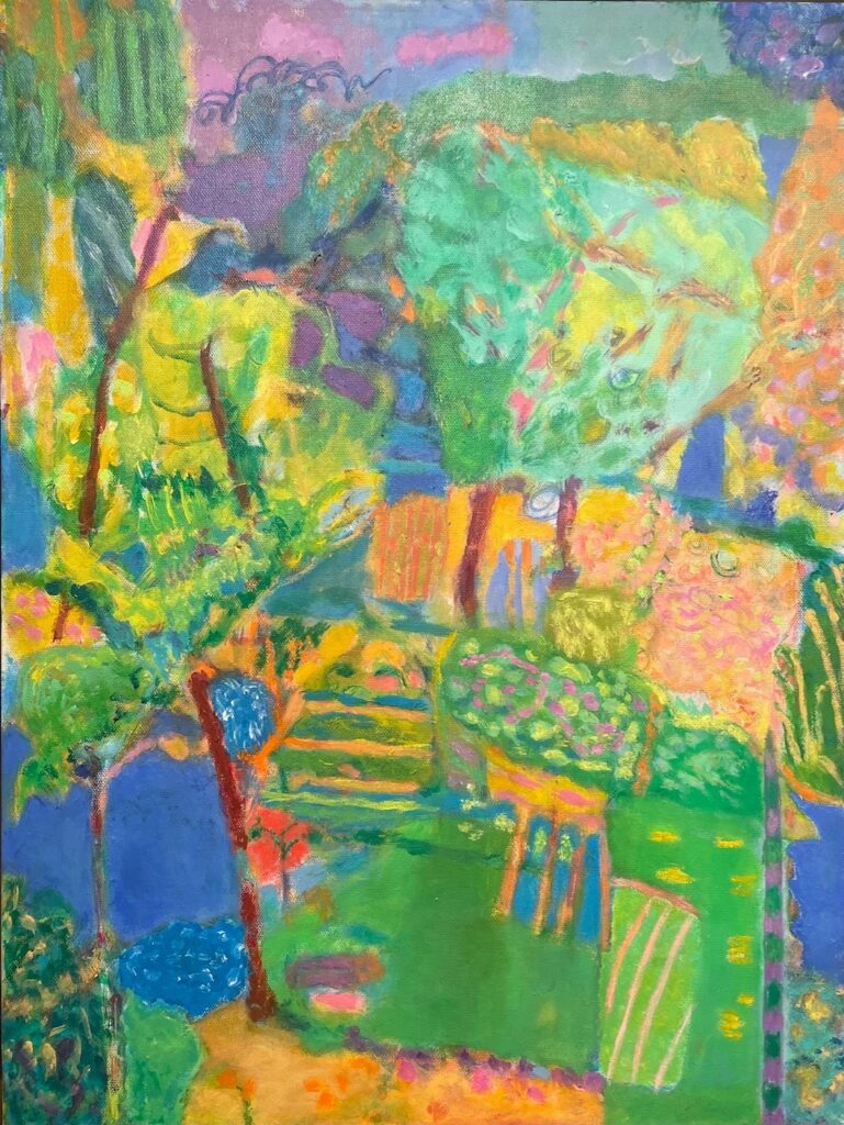 Vincent Joseph&nbsp;• <em>Garden #2</em>&nbsp;• Acrylic&nbsp;• 18″×&nbsp;24″&nbsp;• $500.00
