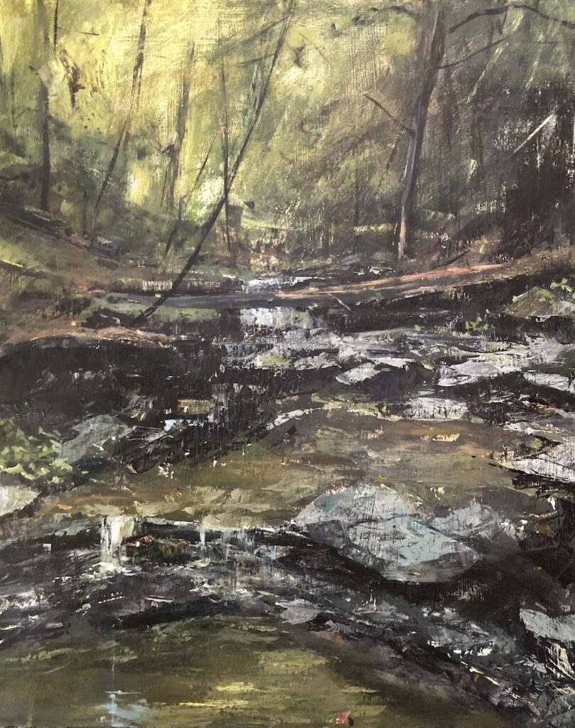 Austin MacRae&nbsp;• <em>Restraint #3</em>&nbsp;• Acrylic on board&nbsp;• 16″×&nbsp;20″&nbsp;• $600.00