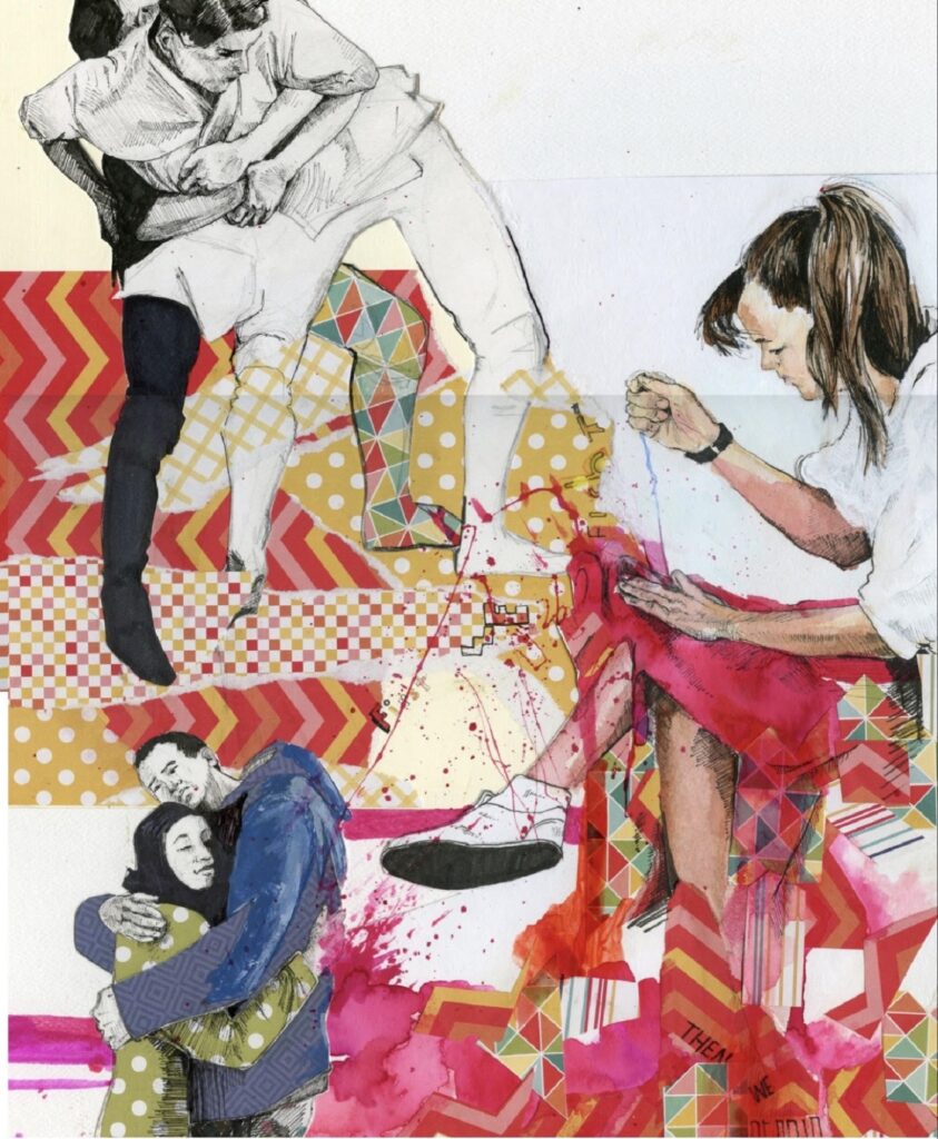 <span class="award_name">Third Prize</span>Justin Moshaty&nbsp;• <em>Repair</em>&nbsp;• Mixed media&nbsp;• 11″×&nbsp;14″&nbsp;• $140.00