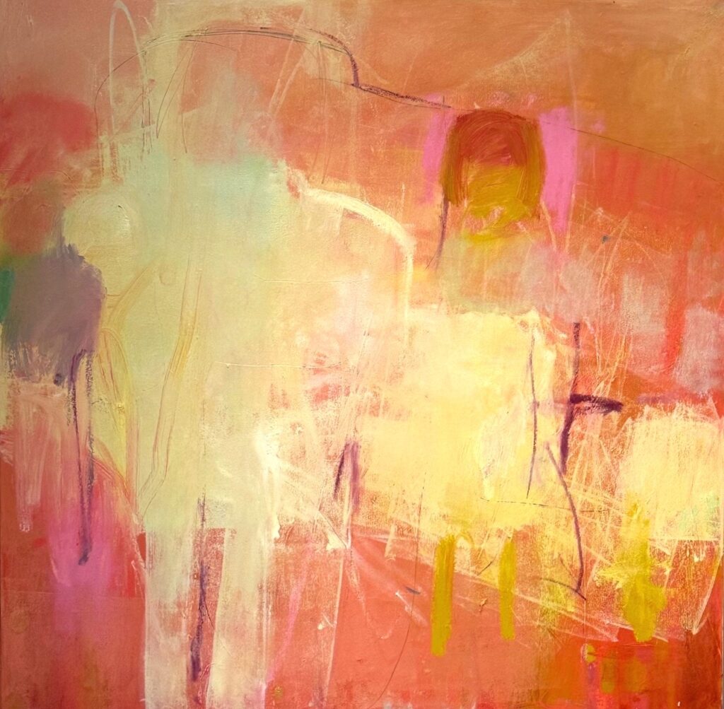 Ileen Kaplan&nbsp;• <em>Promenade  #2</em>&nbsp;• Oil on canvas&nbsp;• 36″×&nbsp;36″&nbsp;• $1,975.00