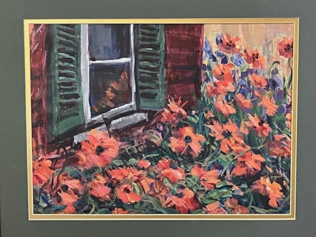 Hsiao-Pei Yang&nbsp;• <em>Sundance of flowers</em>&nbsp;• Acrylic on canvas&nbsp;• 20″×&nbsp;16″&nbsp;• $350.00