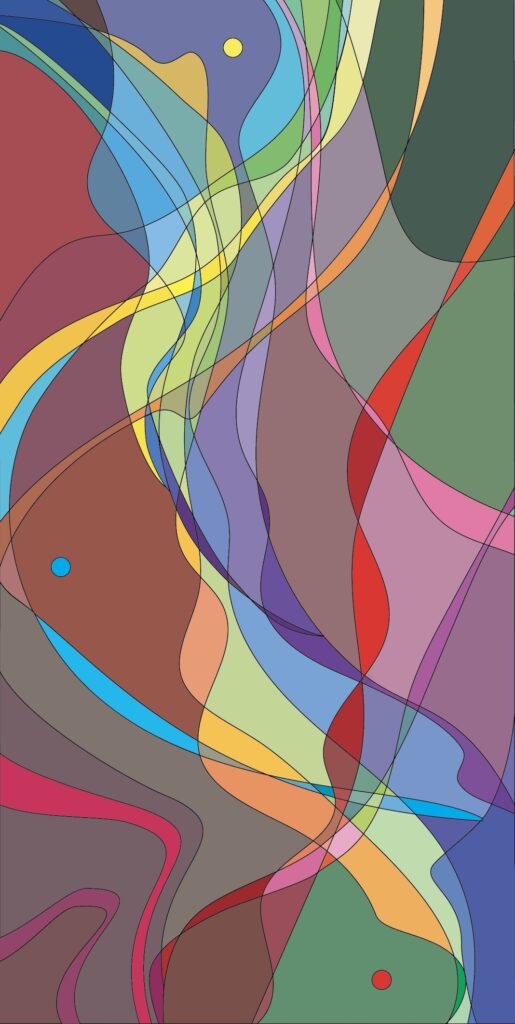 Frances L. Fawcett&nbsp;• <em>Three Points to Consider</em>&nbsp;• Ultrachrome ink on canvas, #1 of an edition of 15&nbsp;• 20″×&nbsp;40″&nbsp;• $400.00