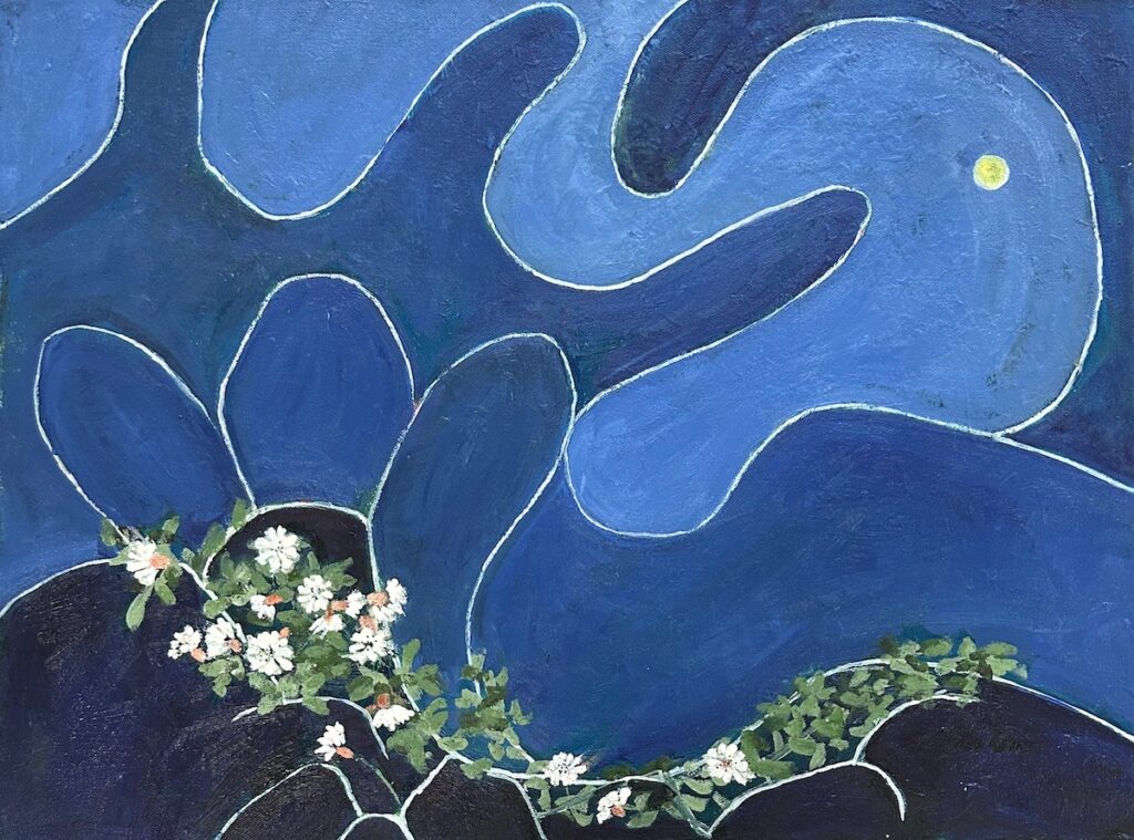 Ethel Vrana&nbsp;• <em>Sea Campion</em>&nbsp;• Oil on canvas&nbsp;• 24″×&nbsp;18″&nbsp;• $560.00