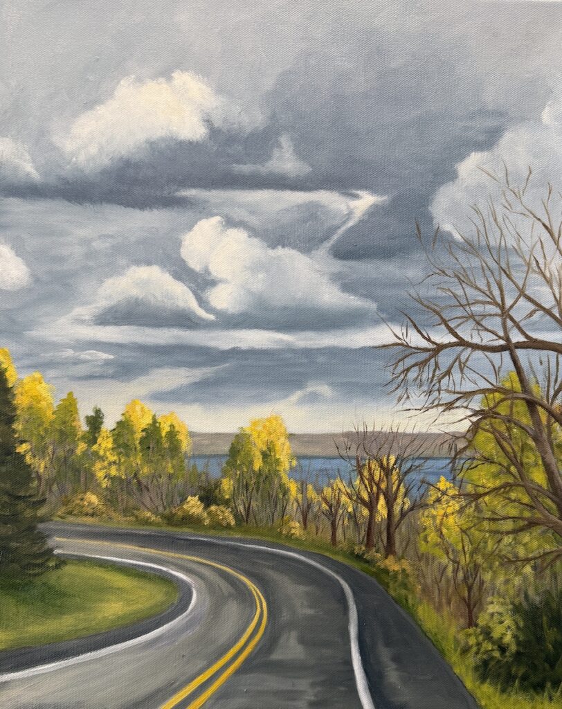 Patty Porter&nbsp;• <em>Almost There</em>&nbsp;• Oil on canvas&nbsp;• 16″×&nbsp;20″&nbsp;• $600.00<a class="purchase" href="https://state-of-the-art-gallery.square.site/product/patty-porter-almost-there/3ULSFYR4HOT73WKZ5SRQSQLP" target="_blank">Buy</a>
