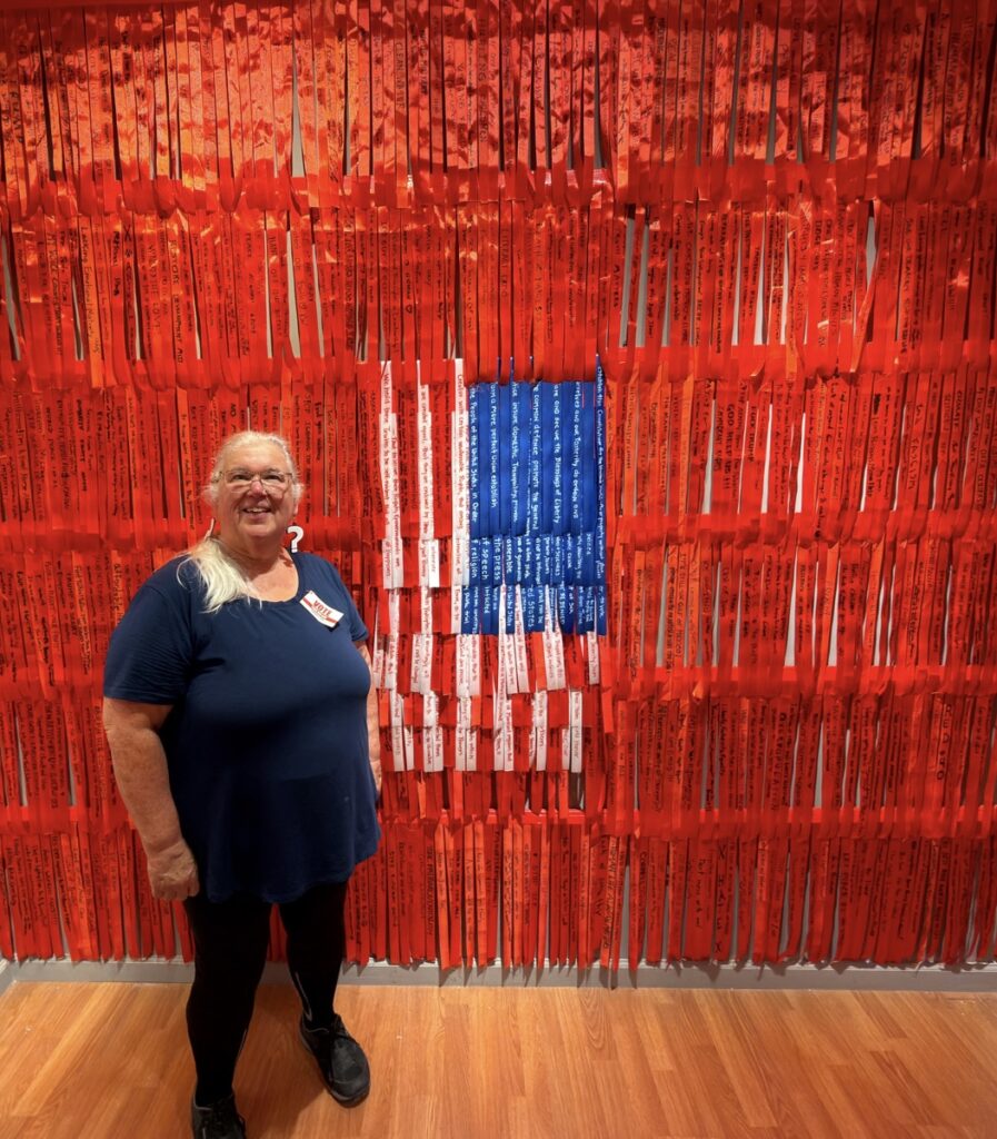 Democracy Defender PMB&nbsp;• <em>What is Your Red Line? Installation View</em>&nbsp;• NFS